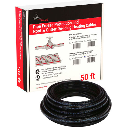 Raychem® WinterGard Wet® Heat Cable H622050, 50 Ft. Box 6-Watt 240V