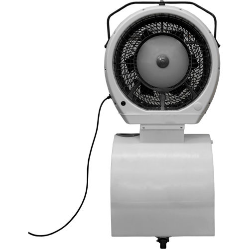 EcoJet Cyclone Shorty Portable Reservoir UV Light, 23" Diameter, 1625 CFM, White - Pkg Qty 2