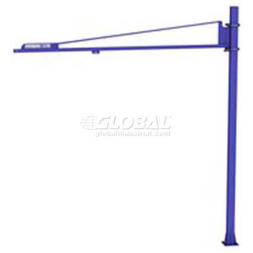 Gorbel® LD Free Standing Tool Solutions Jib Crane, 10' Span & 8' Height