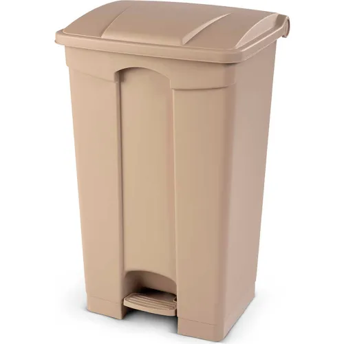 Toter Fire Retardant Step on Container 23 Gallon Beige - SOF23-00BEI