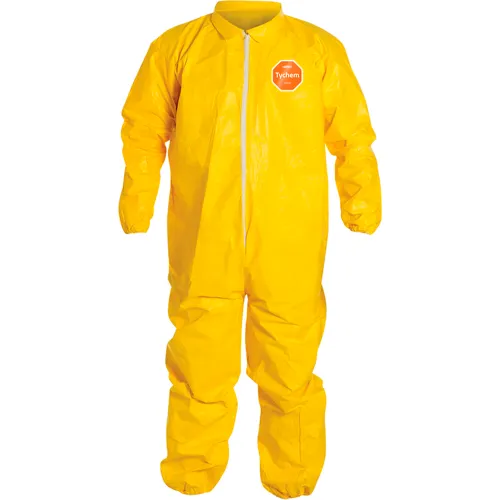 DuPont™ Tychem® 2000 Coverall,Elastic Wrist/Ankle,Stormflap,Serged Seam ...