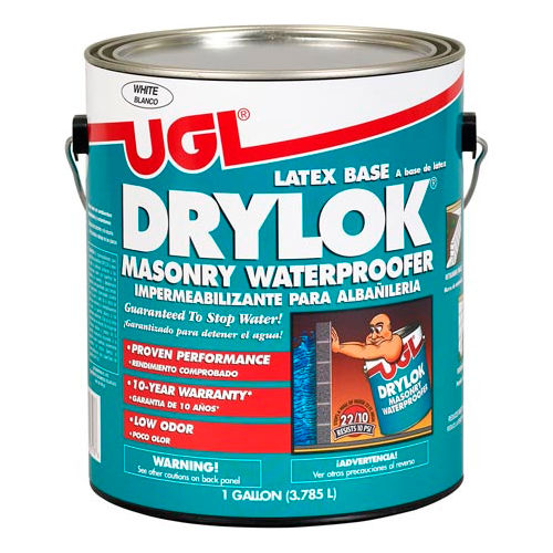 DRYLOK Waterproofer Latex Base Gallon Can, White 2 Cans/Case - 27513