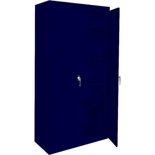 Steel Cabinets USA Magnum Series All-Welded Storage Cabinet, 36"Wx24"Dx78"H, Navy