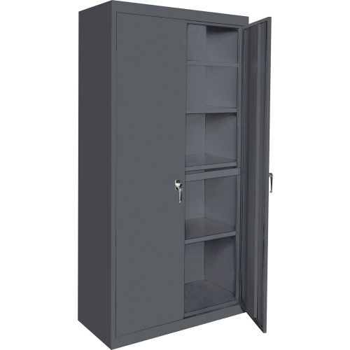 Steel Cabinets USA Magnum Series All-Welded Storage Cabinet, 48"Wx18"Dx72"H, Charcoal
