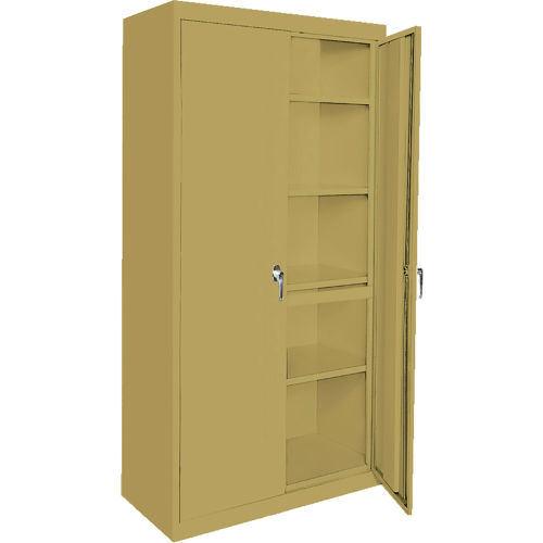 Steel Cabinets USA Magnum Series All-Welded Storage Cabinet, 48"Wx18"Dx78"H, Tropic Sand