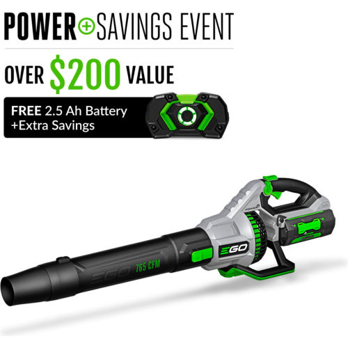 EGO POWER+ LB76542 56V 765CFM Blower Kit W/ 2 5.0Ah Batteries