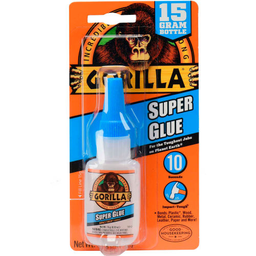 Gorilla Super Glue 15G 12PC Display - Pkg Qty 24