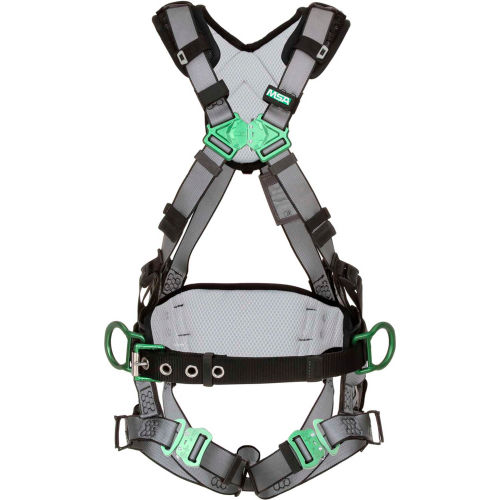 V-FIT™ 10195133 Construction Harness, Back & Hip D-Rings, Quick-Connect Leg Straps, XS