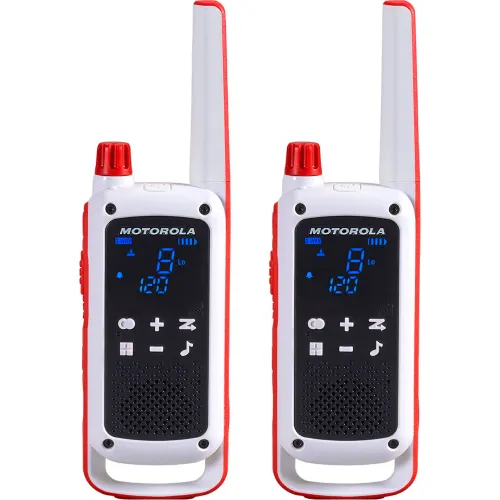 Motorola Talkabout™ Emergency TwoWay Radio, 22 Channels, 1.5 Watt, Red