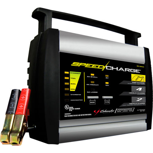 Schumacher Battery Charger, 6/3 Amp, Automatic, 6/12V - SC1357