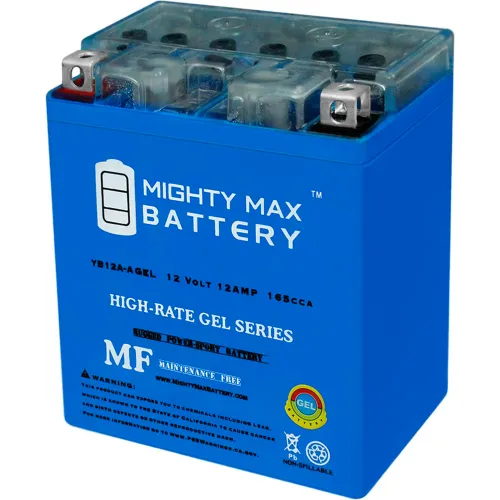 Mighty Max Battery YB12A 12V 12AH / 165CCA GEL Battery