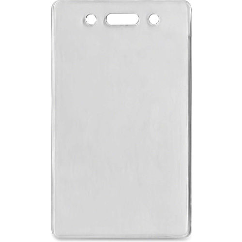 Advantus® Proximity ID Badge Holder, Vertical, 2-3/8" x 3-3/8", Clear, 50/Pack