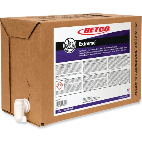 Betco® Extreme® High Power No-Rinse Floor Stripper, 5 Gallons Bag in Box