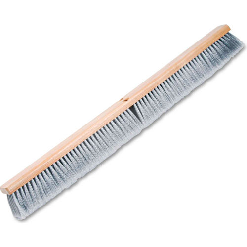 36" Gray Flagged Polypropylene Floor Brush Head w/3" Bristles - BWK20436