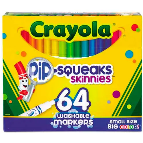 Crayola Pip-Squeaks Mini Markers Set, 64-Count - Arts & Crafts - Hallmark