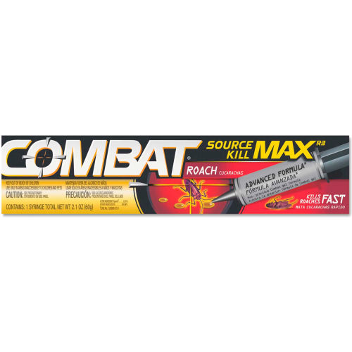 Combat&#174; Source Kill Max Roach Killing Gel, 2.1 oz. Syringe, 12 Syringes - DIA51960