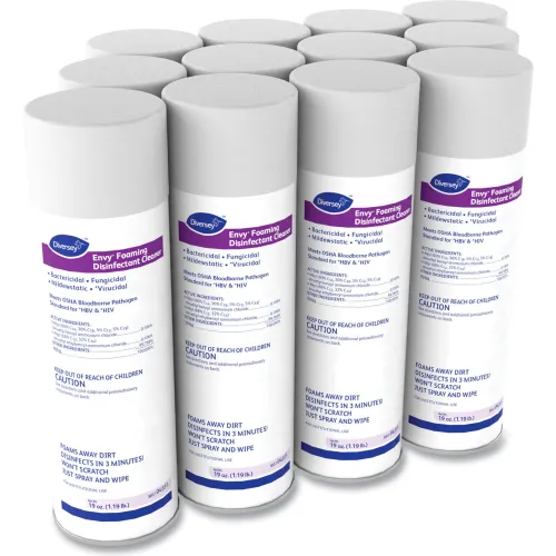 Envy Foaming Disinfectant Cleaner, Lavender Scent, 19 oz Aerosol Spray Envy Foaming Disinfectant Cleaner, Lavender Scent, 19 oz Aerosol Spray
