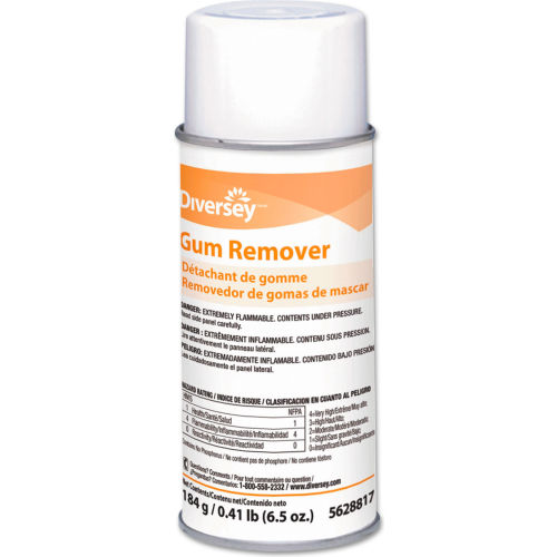 Diversey Gum Remover, 6.5 oz. Aerosol Can, 12 Cans - 95628817