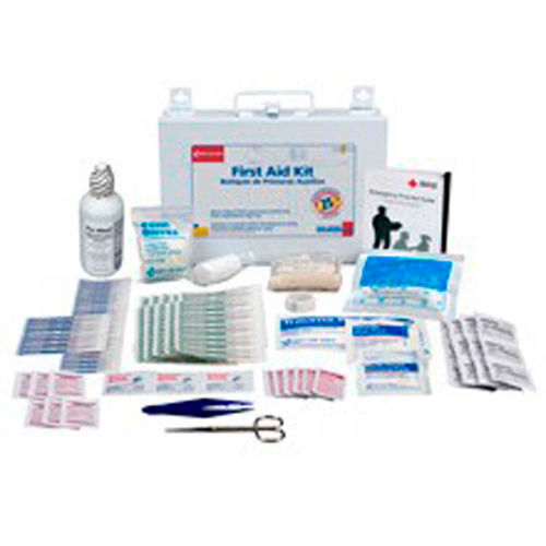First Aid Only 224-U First Aid Kit for 25 People, 107 Pieces, OSHA Compliant, Metal Case
