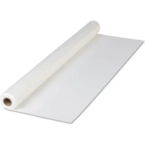 Hoffmaster® Plastic Roll Table Cover, 300'L x 40"W, White