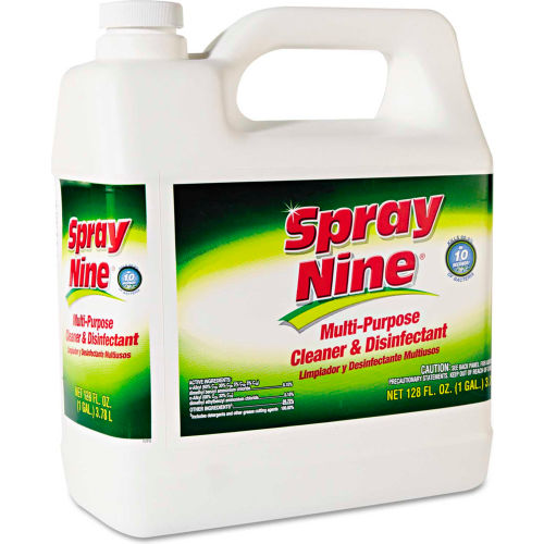 Spray Nine&#174; Multi-Purpose Cleaner & Disinfectant, Gallon Bottle, 4 Bottles - 268014