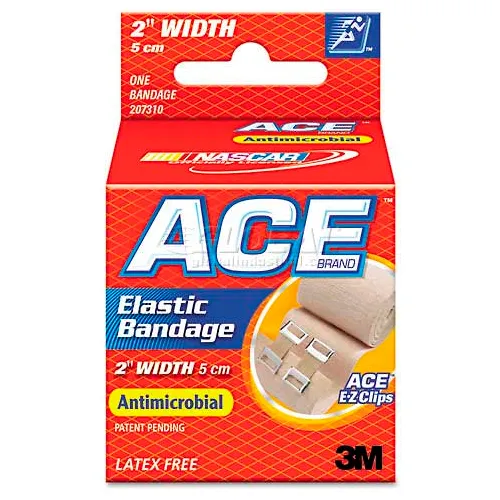 ACE Elastic Bandage w/clips 207310, 2 in