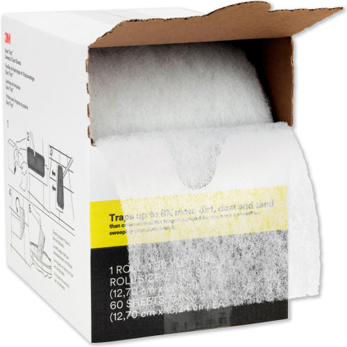 Easy Trap Duster, 5&quot; X 30 Ft, White, 1 60 Sheet Roll/Box