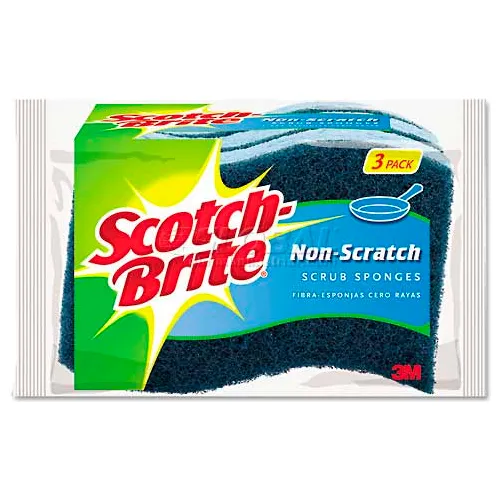 3M Scotch-Brite Non-Scratch Multi-Purpose Scrub Sponge - 3 pack