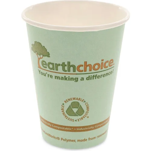 Pactiv Evergreen™ EarthChoice Compostable Paper Cups, 12 oz. Capacity ...