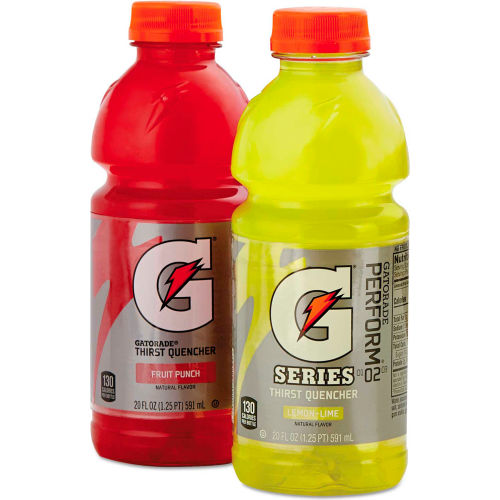 Gatorade® G-Series Perform 02 Thirst Quencher Fruit Punch, 20 oz Bottle, 24/Carton