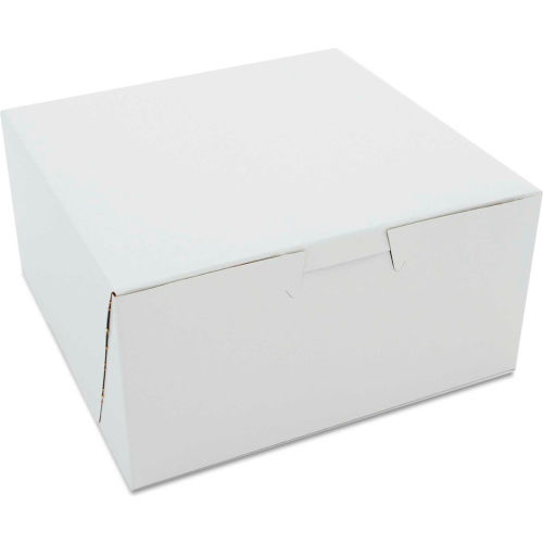 Bakery Boxes 6&quot; x 6&quot; x 3&quot; White - 250 Pack