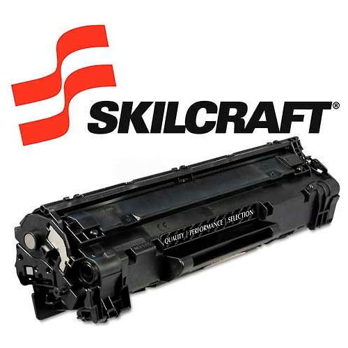 SKILCRAFT&#174; Compatible Remanufactured CE285A (85A) Toner,1600 Page-Yield, Black