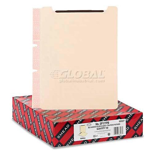 Smead® Manila SelfAdhesive End/Top Tab Folder Dividers, Two Fasteners