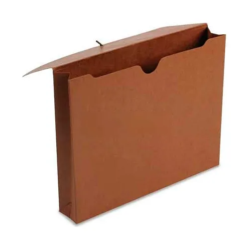 Smead® 2" Accordion Expansion Wallet with Cord, Letter, Redrope