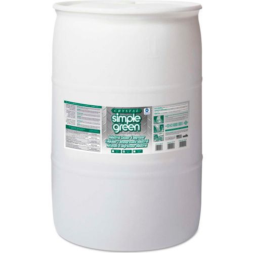 Crystal Simple Green® Industrial Cleaner and Degreaser, 55 Gallon Drum - 19055