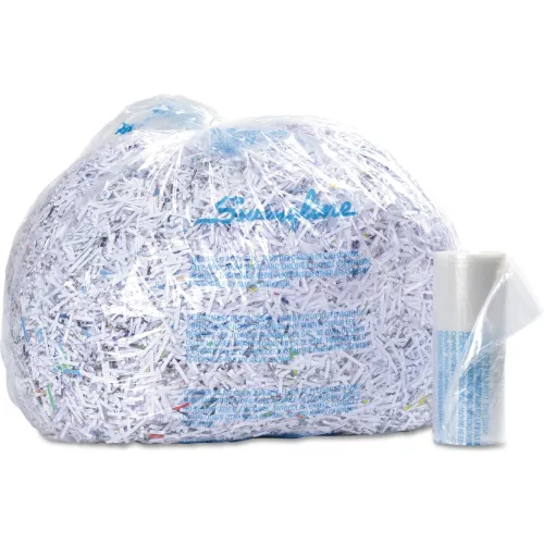 Plastic Shredder Bags for TAA Compliant Shredders, 35-60 gal Capacity, 100/Box Plastic Shredder Bags for TAA Compliant Shredders, 35-60 gal Capacity, 100/Box