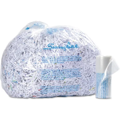 GBC® Plastic Shredder Bags for TAA Compliant Shredders, 35-60 Gal Cap., Clear Plastic, 100/Box
