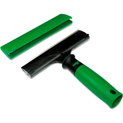 Unger ErgoTec® Glass Scraper, Green/Black, 6" - EG150