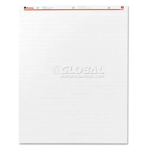Universal® Recycled Easel Pads, Faint Rule, 27 x 34, White, 50-Sheet  2/Carton
