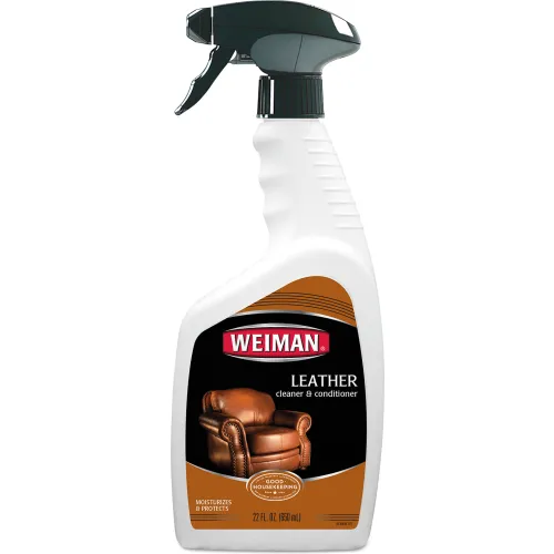 Leather Cleaner and Conditioner, Floral Scent, 22 oz Trigger Spray Bottle, 6/CT Leather Cleaner and Conditioner, Floral Scent, 22 oz Trigger Spray Bottle, 6/CT