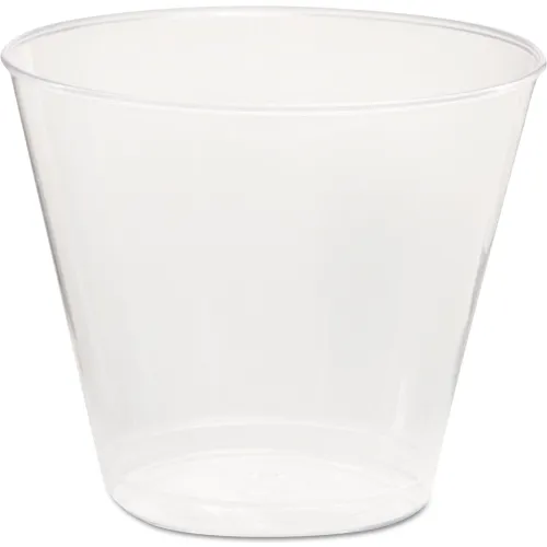 SQUAT TUMBLERS RIGID PLAST 5 OZ CLEAR