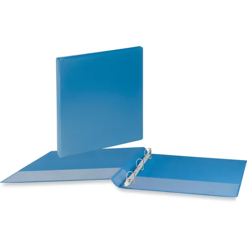 d ring binder for cards Universal Slant D-Ring View Binder, 3 Rings, 3" Capacity, 11 x 8.5, Navy  Blue