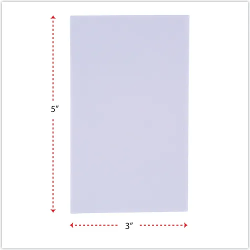 UNIVERSAL - Scratch Pad: 100 Sheets, Unruled, White Paper