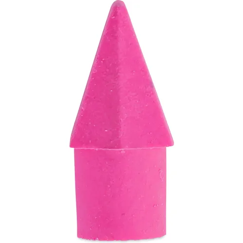 Pencil Cap Erasers, For Pencil Marks, Pink, 150/Pack Pencil Cap Erasers, For Pencil Marks, Pink, 150/Pack