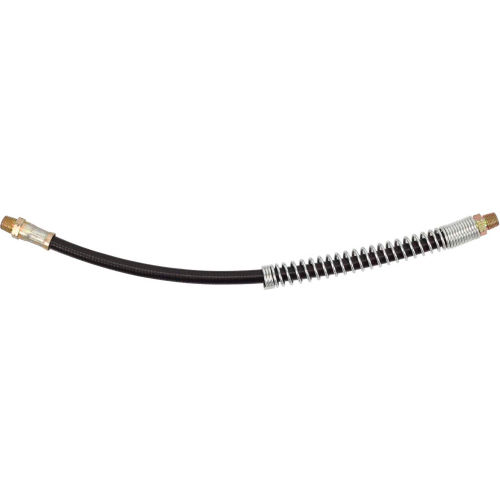 Prolube 43681 Flexible Grease Gun Hose with Spring Guard, 3500 PSI, 18-inch, 1/8&quot; NPT
