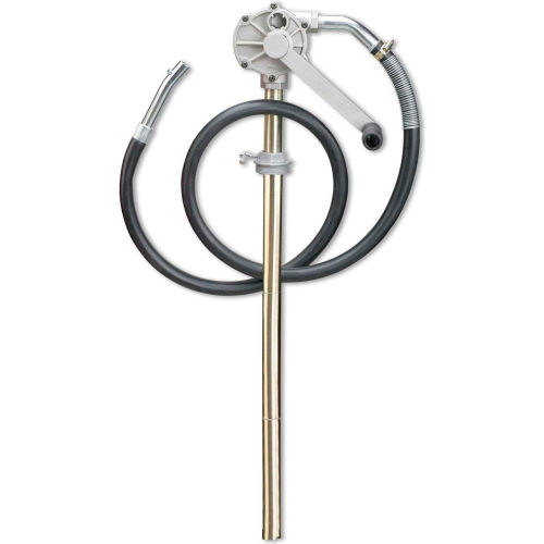 Groz 44031 Professional Manual Rotary Barrel Pump With Hose Discharge