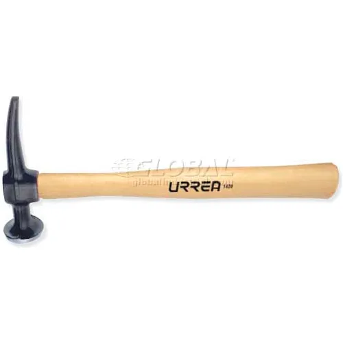 Urrea Bodywork/Finishing Hammer, 1428, 14 Long, W/Round & Pointed Tips,  Oak Handle