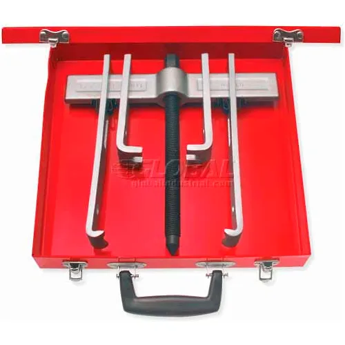 Urrea Straight Jaw Puller Set 4238B, 10 Ton, 2Way 4 Jaws, 8 Pieces