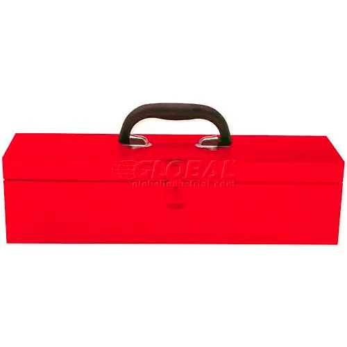 Urrea Metal Tool Box, 5493, 18L X 4-3/4W X 4-3/4H, 24 Sheet Gauge