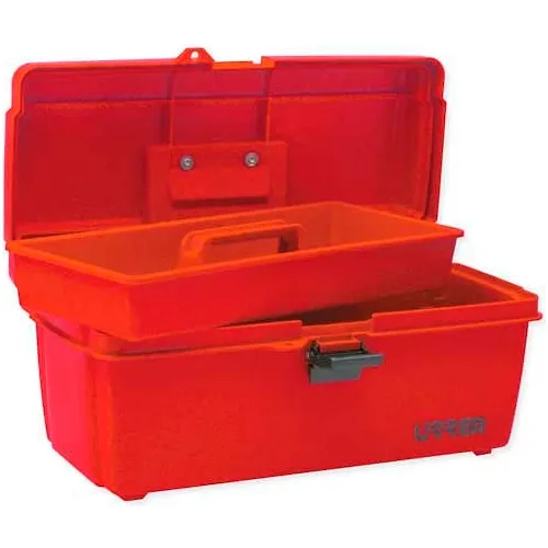 Urrea Plastic Tool Box, 9900, 14-1/2L x 7-1/2W x 5-1/4H